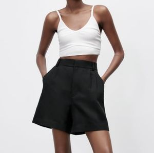 NWT Zara Linen Blend Shorta